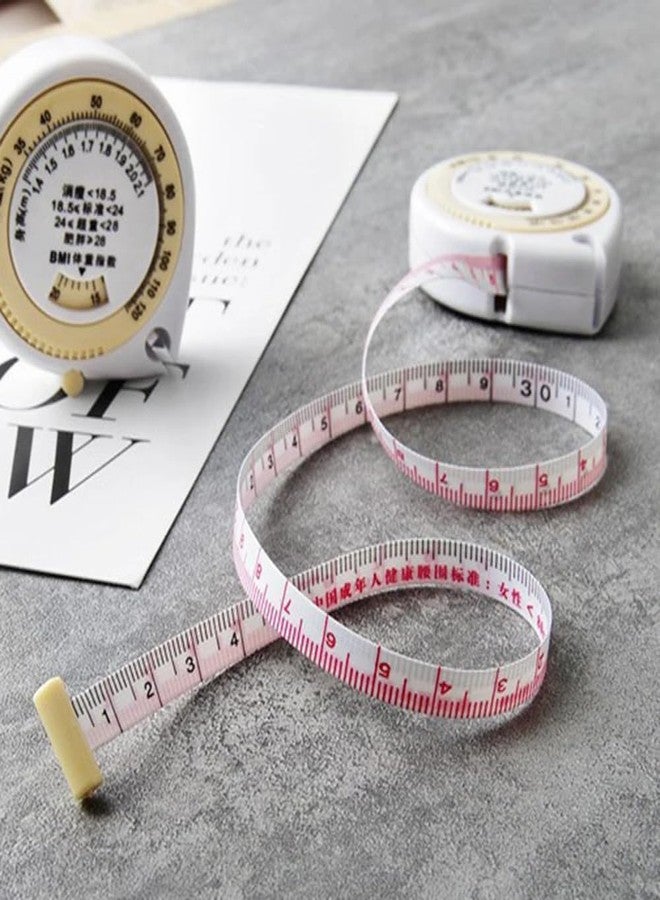 ROKTRY Sewing Tape Measure Body Fabric Measuring Tape, Retractable Ruler Double Sided Ruler for Clothes Lock Pin and Push-Button Retract and Portable Design for Body Measuring - Image 4